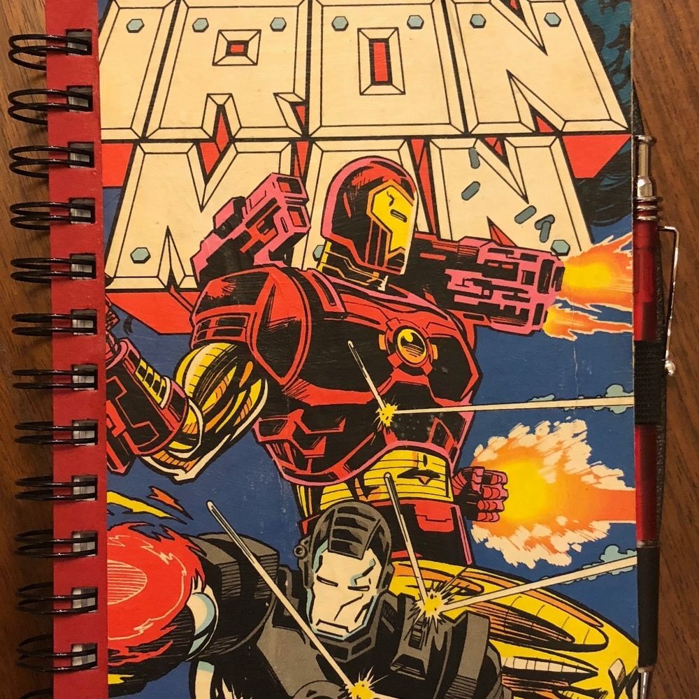 Iron Man Comic Notebook